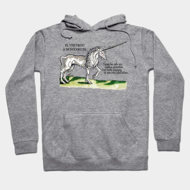 el Unicorn de Monocerote Hoodie by The Blue Box